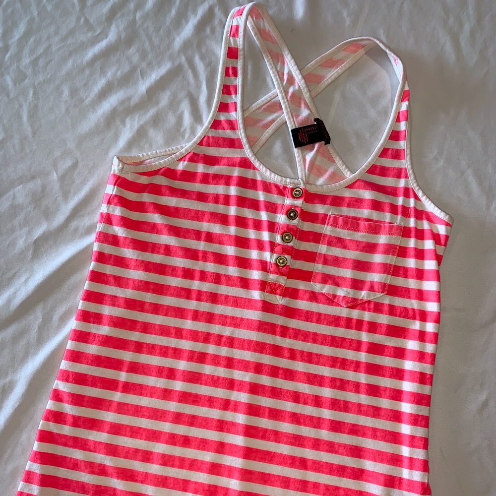Forever 21 Cross Back Tank Top - S